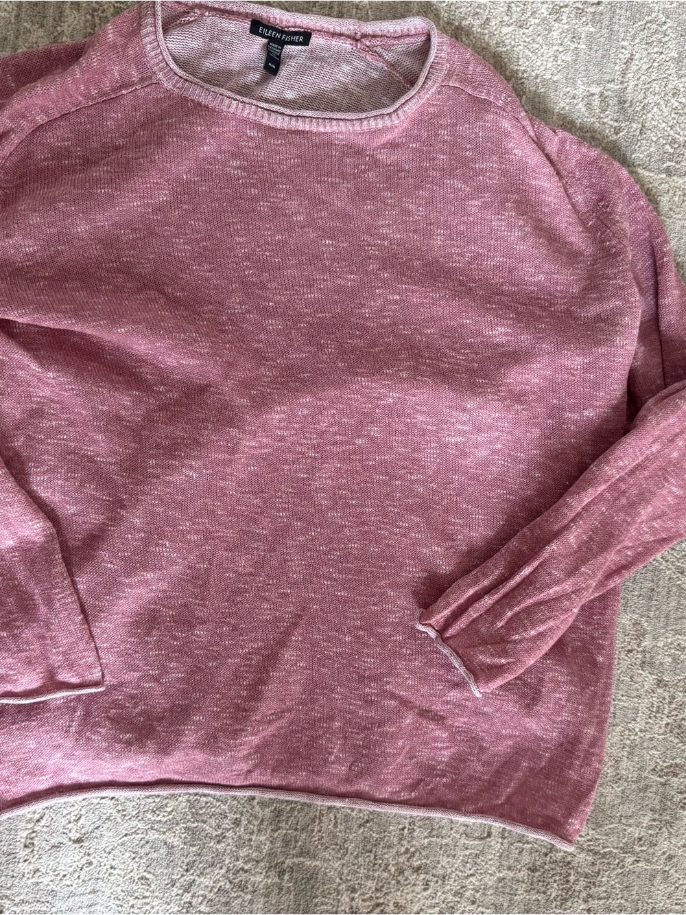 Eileen Fisher Heathered Rose Sweater